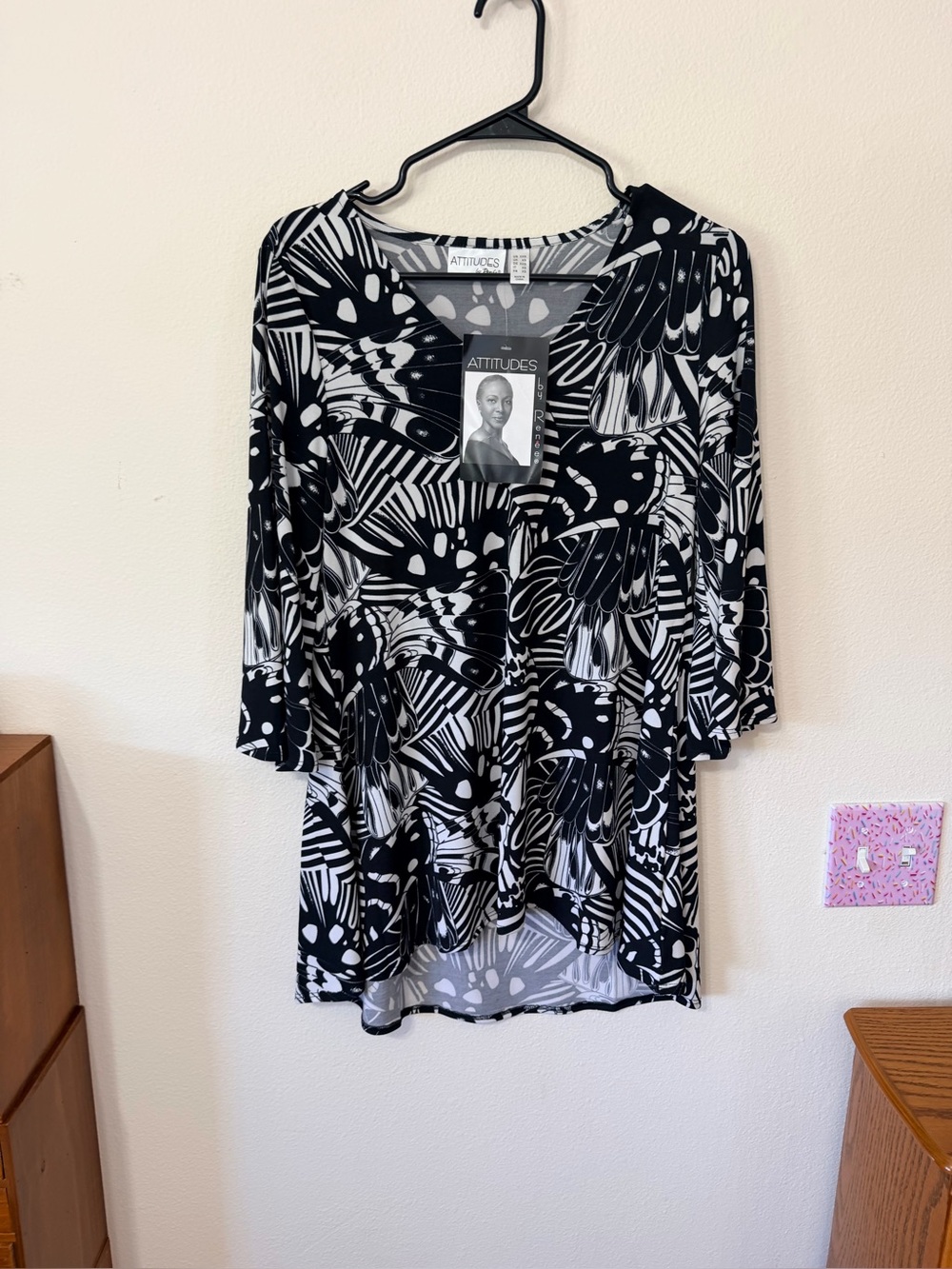 Attitudes By Renee tunic top size XXS (Plus)